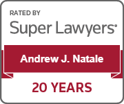 Andrew Natale Super Lawyers 20 years badge