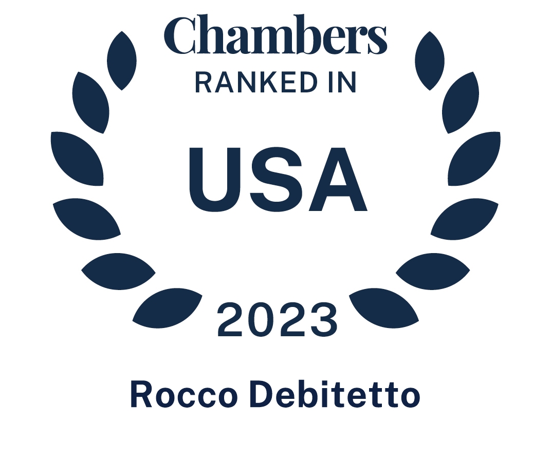 Rocco Debitetto Ranked in Chambers USA 2023