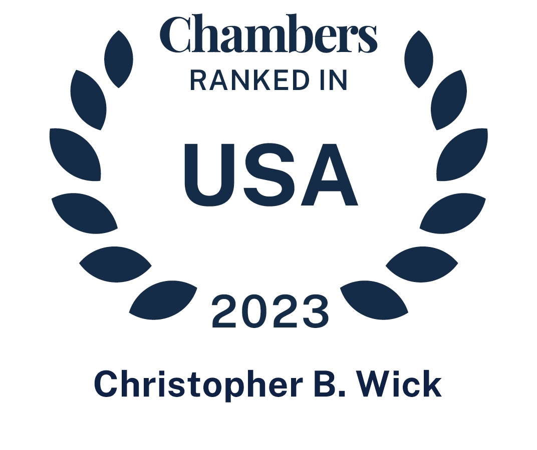 Christopher Wick Ranked in Chambers USA 2023