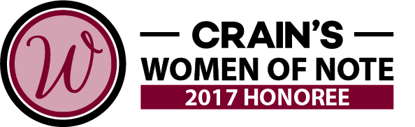 Crain's Women of note 2017 honoree