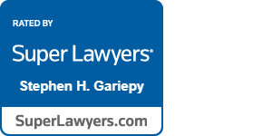 Rising stars super lawyers badge Stephen Gariepy