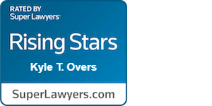 Rated By Super Lawyers Rising Stars Kyle T Overs Badge