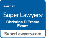 Rated by Super Lawyers Christina D'Eramo Evans