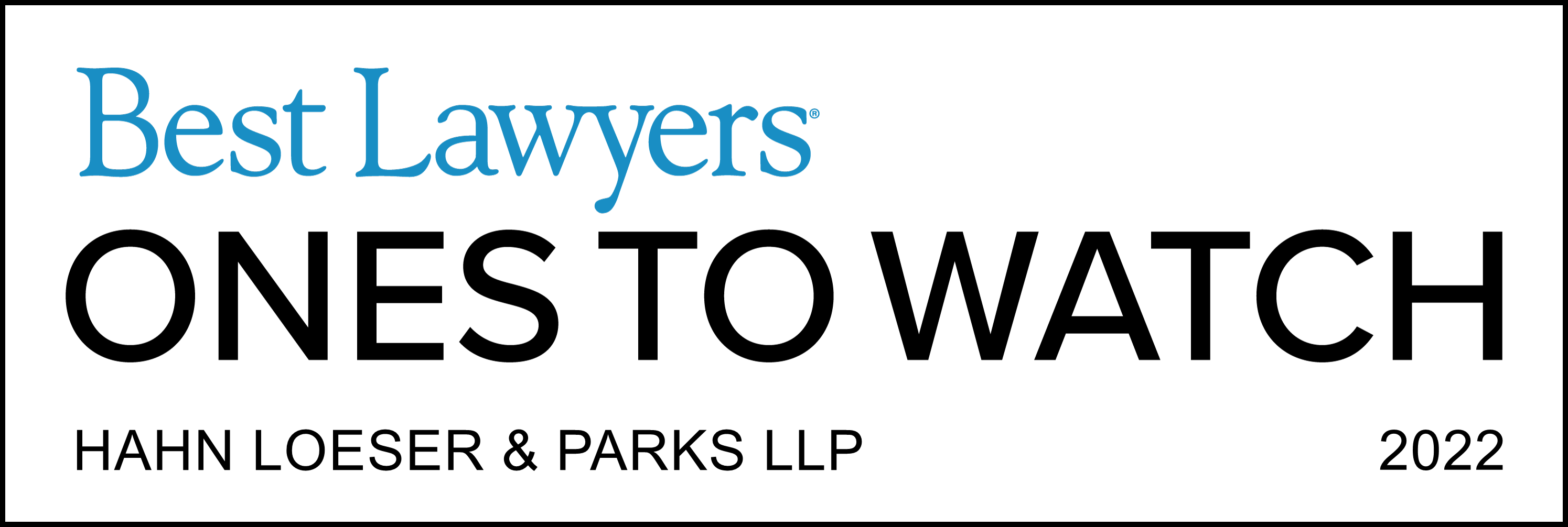 Best Lawyers Ones To Watch - Hahn Loeser & Parks LLP